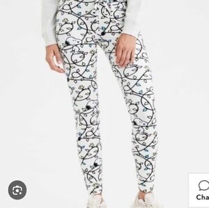 AE Velvet Snoopy Super High-Waisted Legging, Size S